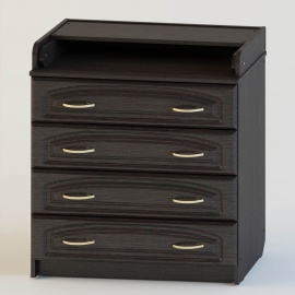 Комод пеленальный Атон КР 80 К/4 ПВХ - венге